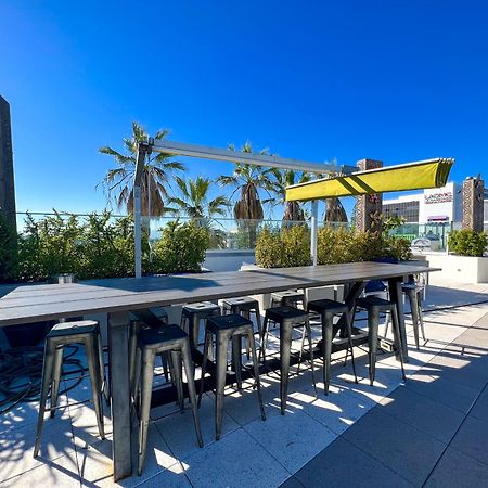 Downtown Los Angeles Skyline Balcony View Modern Penthouse Exterior foto
